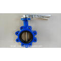 8 Inch Wcb C95400 Lever Operated Lug Butterfly Valve